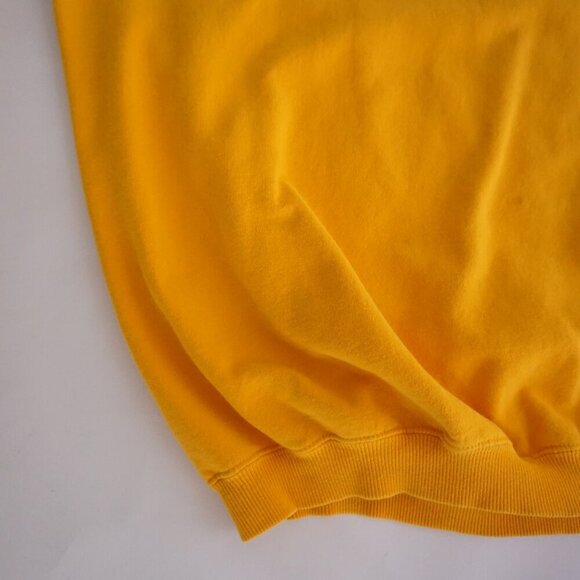 VTG '90S Kauai Hawaii Embroidered Travel Yellow Pre-Shrunk Crewneck Sweater XXL - Picture 8 of 10